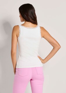 Lace-trim vest top thumbnail 4