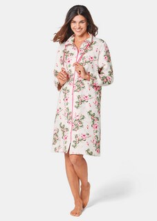 Dressing gown in quilted look thumbnail 2