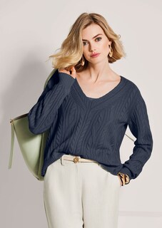Kaschmir-Pullover mit V-Ausschnitt thumbnail 5
