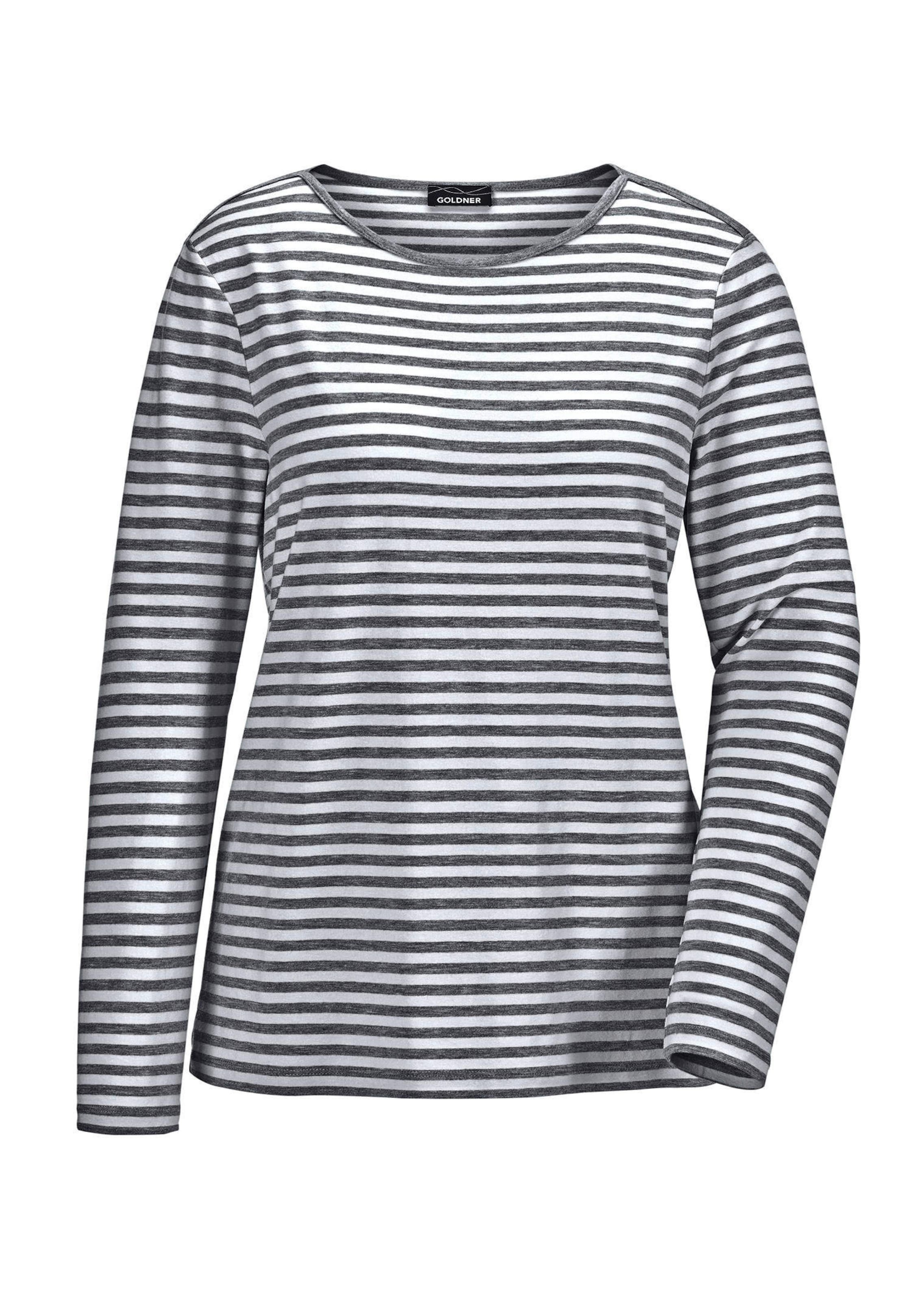 Ringelshirt mit U-Boot-Ausschnitt