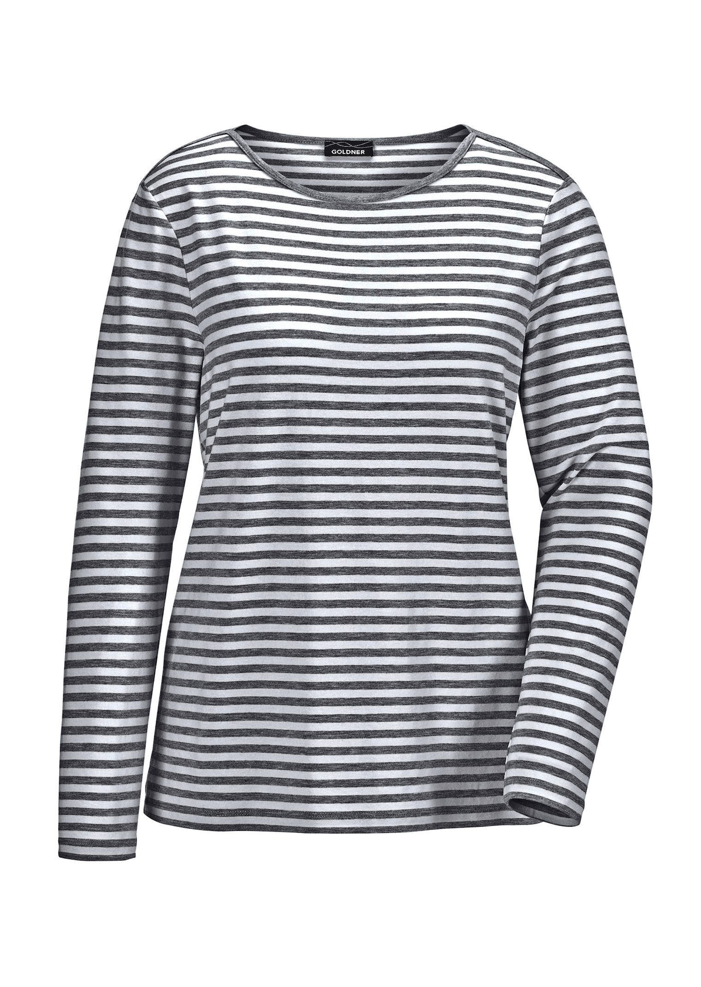 Ringelshirt mit U-Boot-Ausschnitt