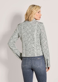 Veste. Cuir velours de chèvre thumbnail 4