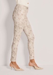 Gemusterte Slim-Hose im 4-Pocket-Style thumbnail 5