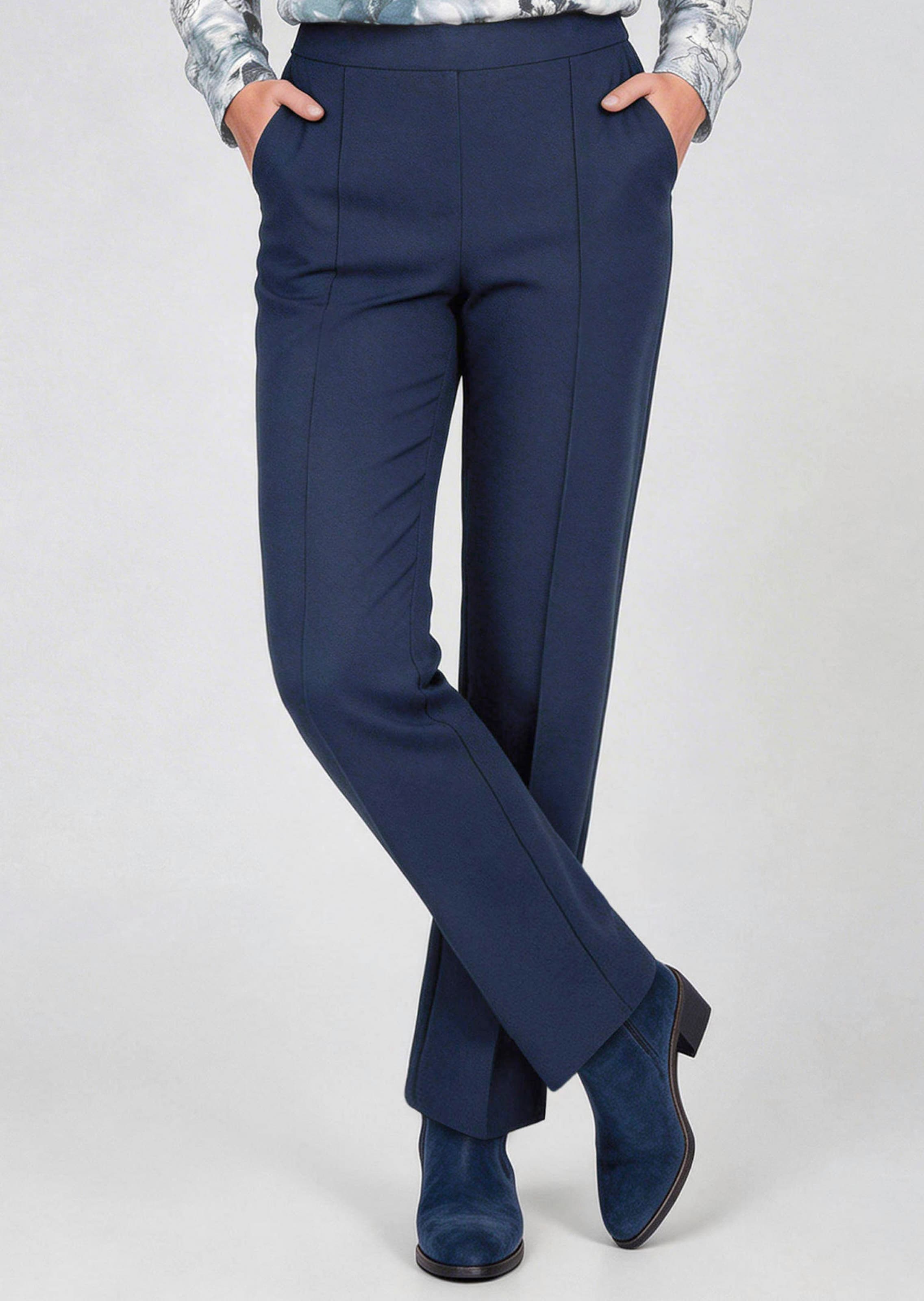 Pantalon CARLA en doux jersey de flanelle