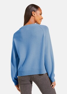 Rundhals-Pullover mit Känguru-Taschen thumbnail 4
