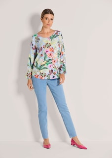 Blouse agrémentée d’un motif de grosses fleurs thumbnail 2