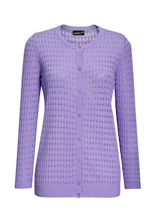 Trageangenehme Ajourstrickjacke thumbnail 6
