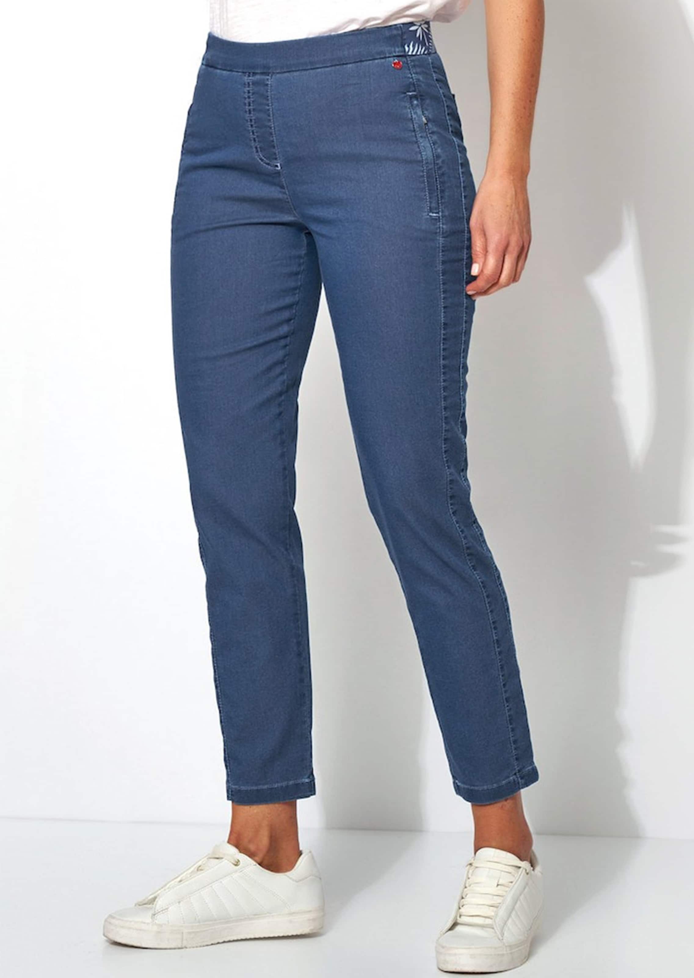 7/8-jeans van licht soft-denim