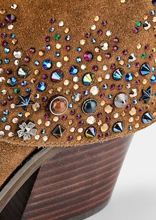 Leren laarzen in cowboystijl thumbnail 4