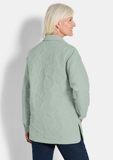 Surchemise avec motif floral en relief thumbnail 3