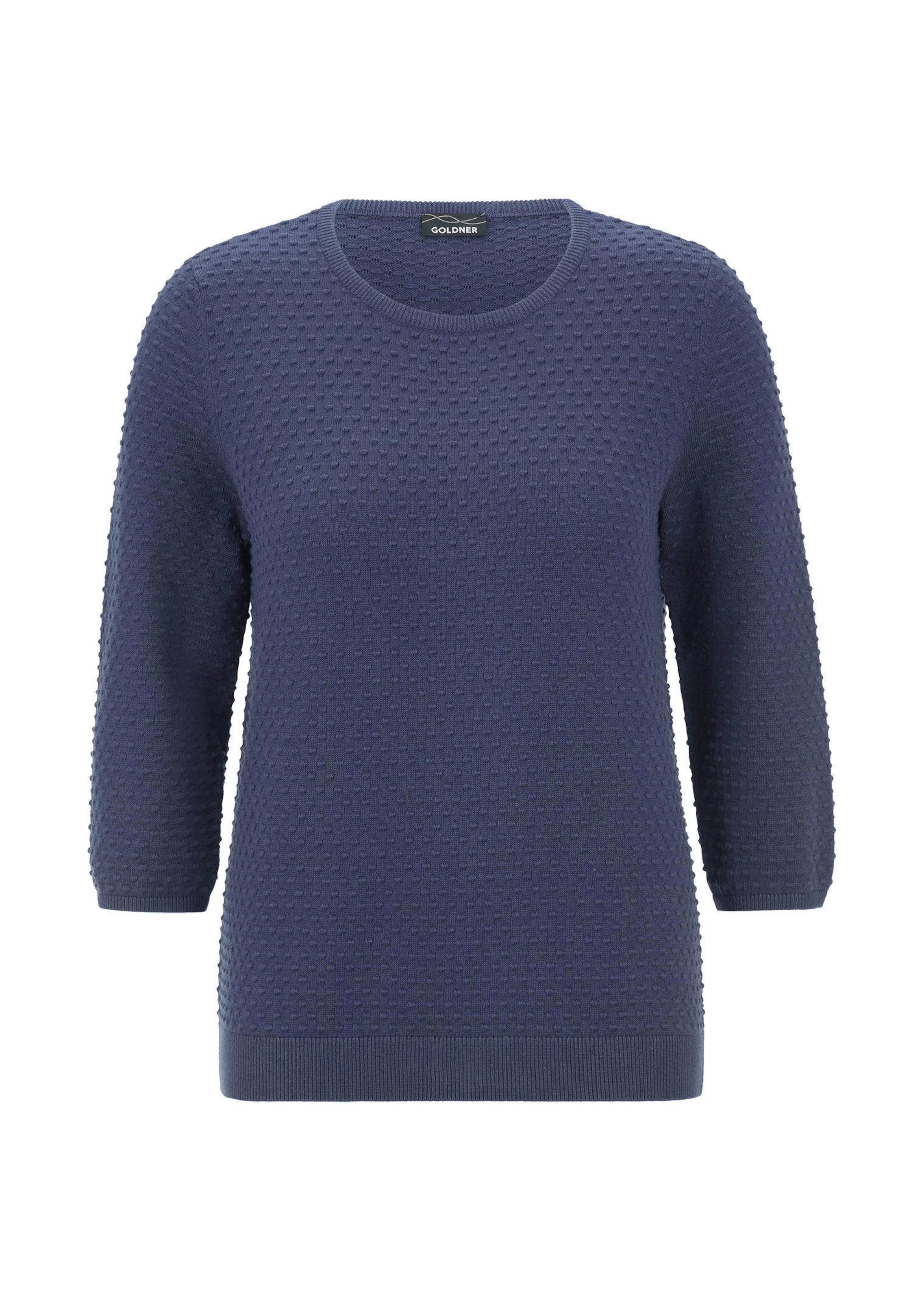 Strickpullover mit Pünktchenmuster