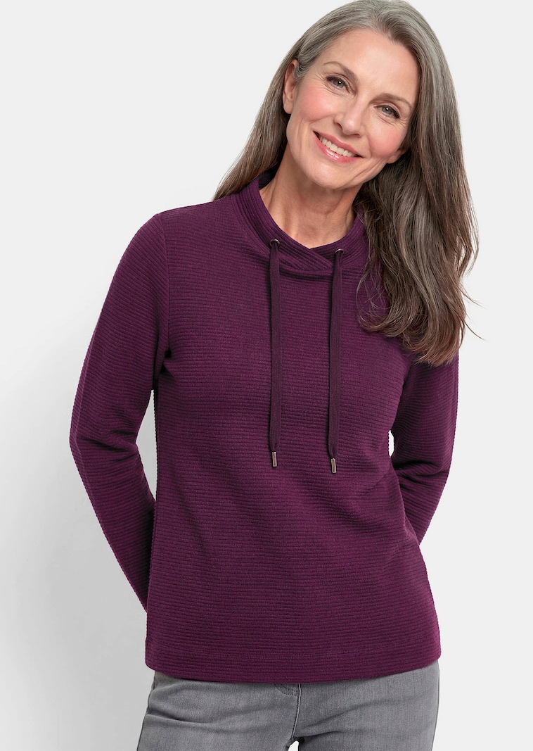 Sweat-shirt avec cordons
