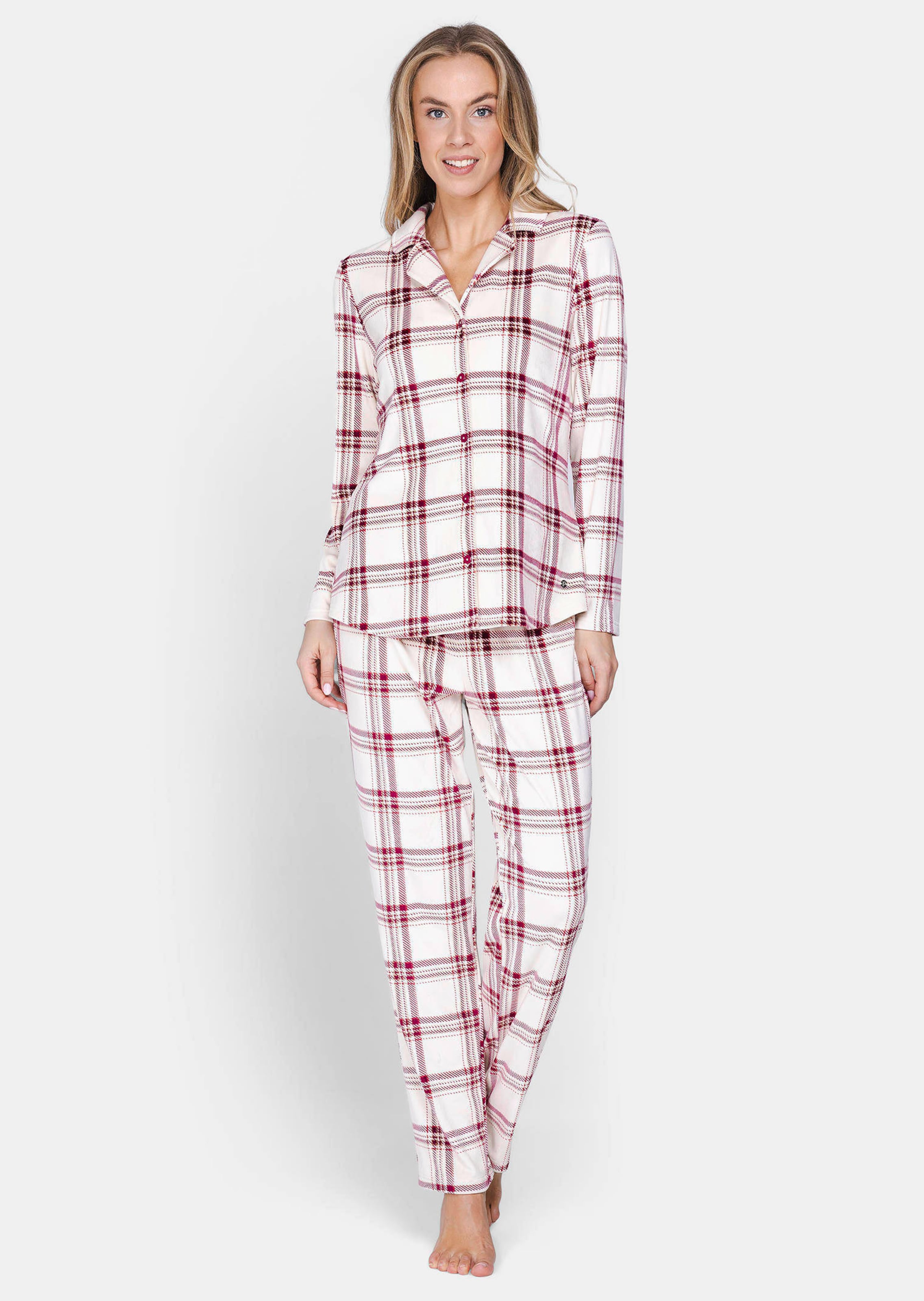Pyjama en flanelle à carreaux