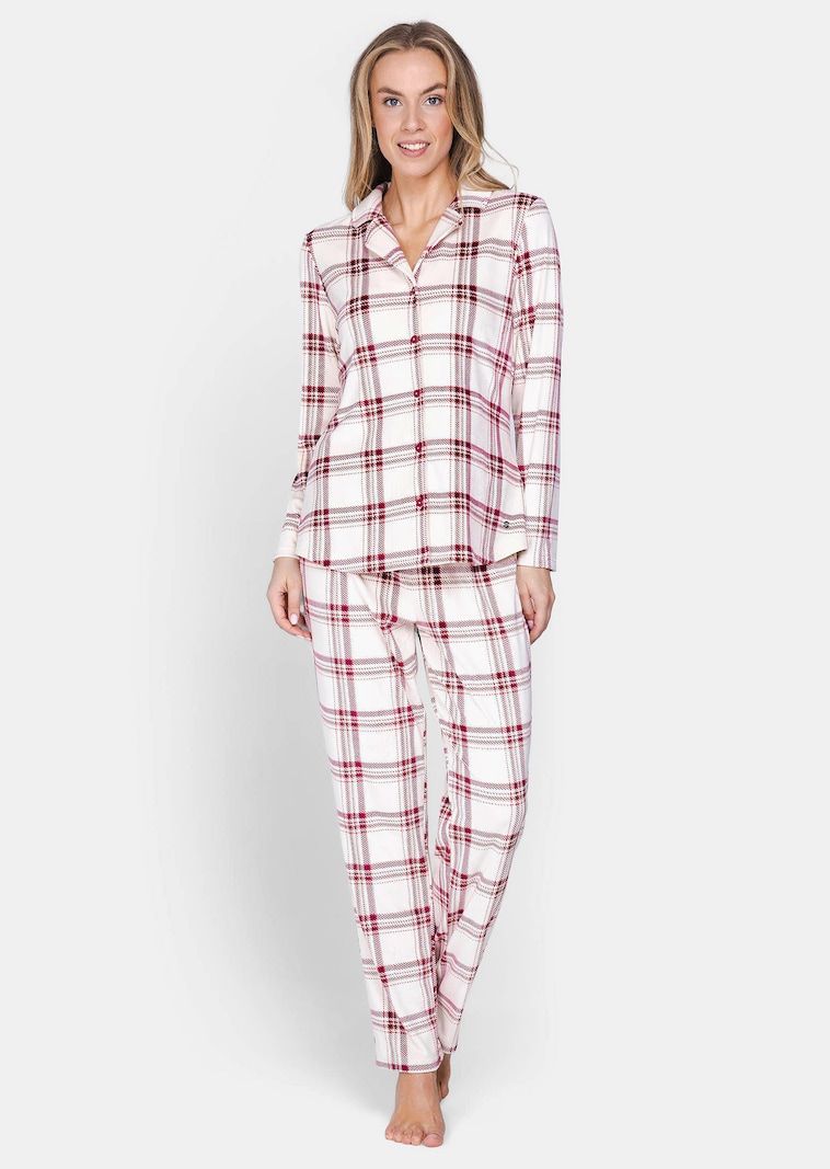 Pyjama aus Flanell im Karodessin