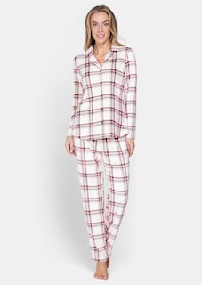 Pyjama en flanelle à carreaux thumbnail 1