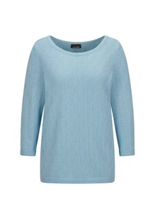 Katoenen pullover met 3/4-mouwen thumbnail 6