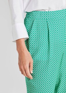 Gemusterte Schlupfhose SARA mit Minimalprint thumbnail 5