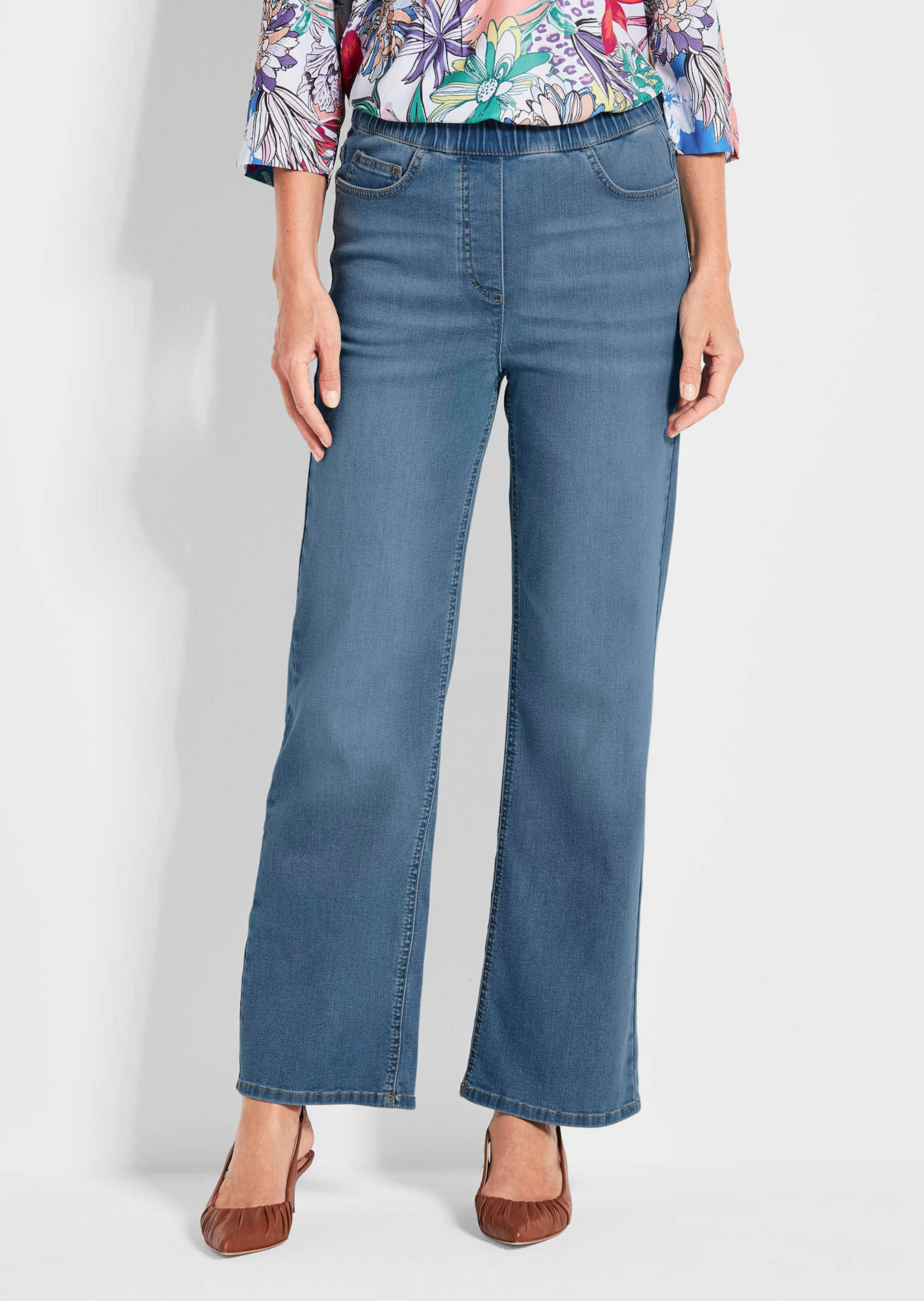 Jean·VERA·à·taille·élastique avec jambes amples