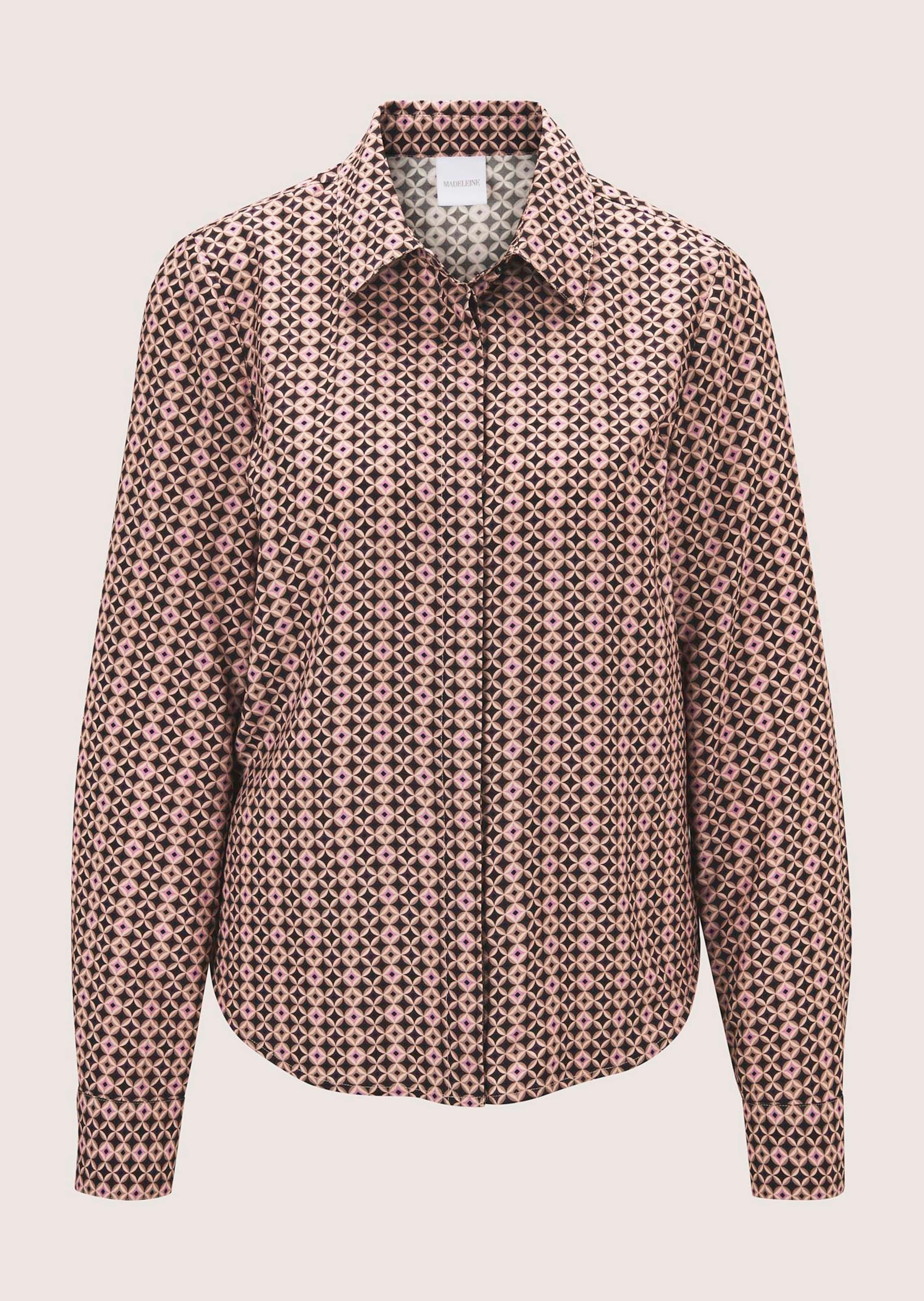 Soepele blouse met geometrisch patroon