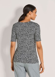 Shirt met dierenprint en ronde hals thumbnail 4