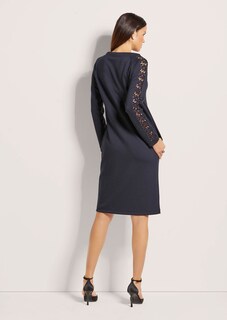 Jerseykleid mit Strass und Spitze thumbnail 4