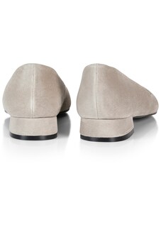 Spitze Ballerinas aus Veloursleder thumbnail 4