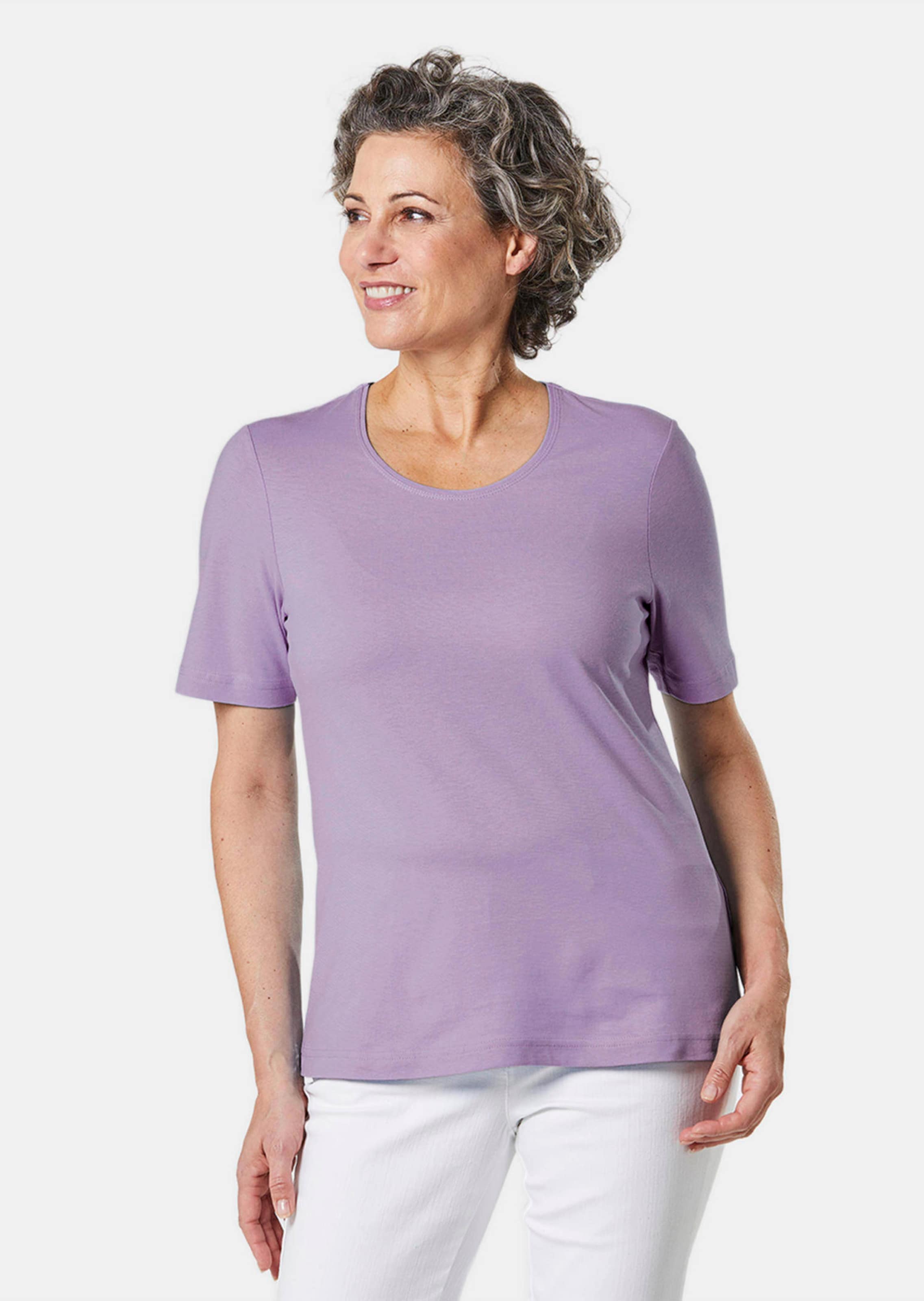 Basic shirt van puur katoen