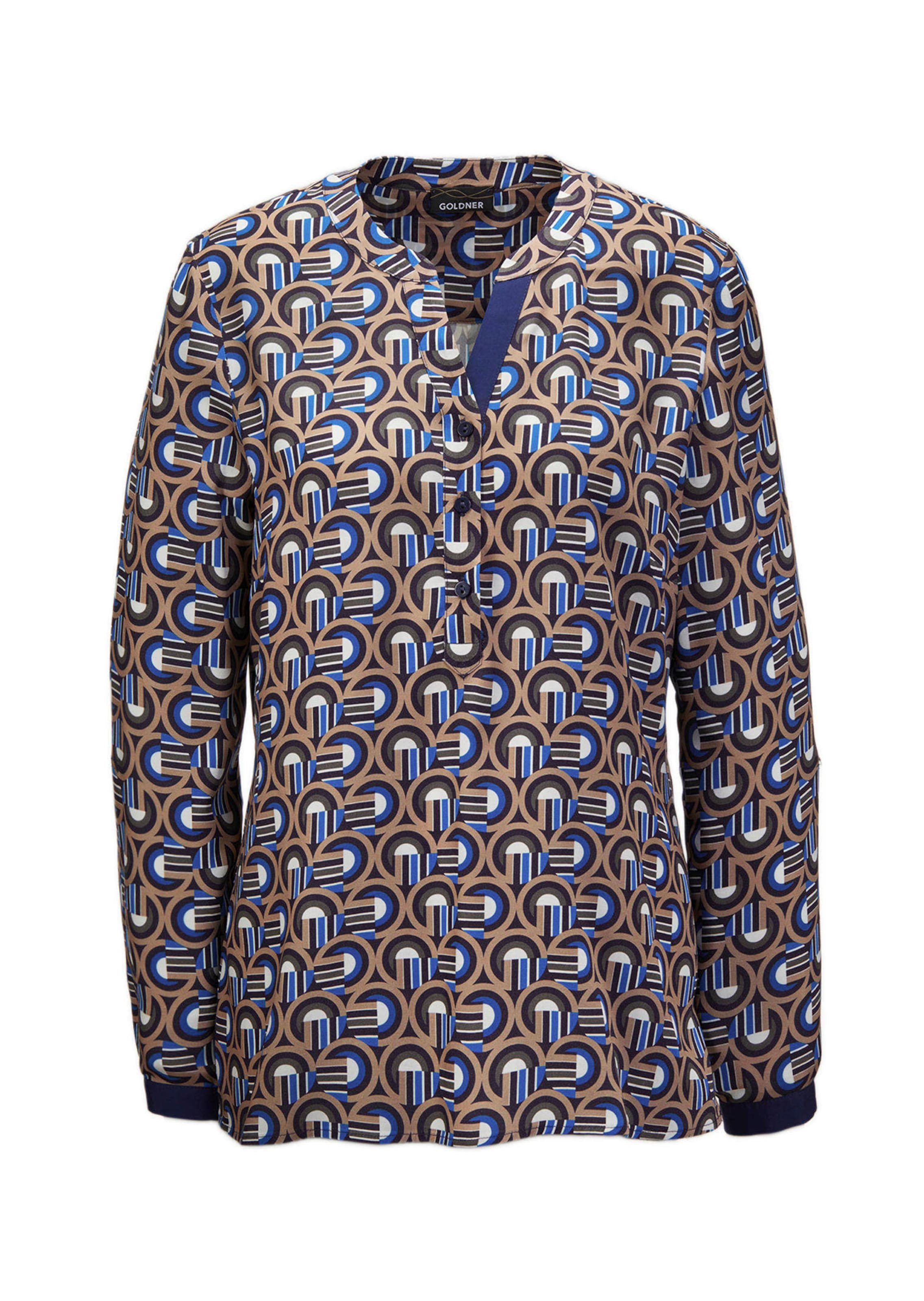 Moderne Druckbluse in legerer Form