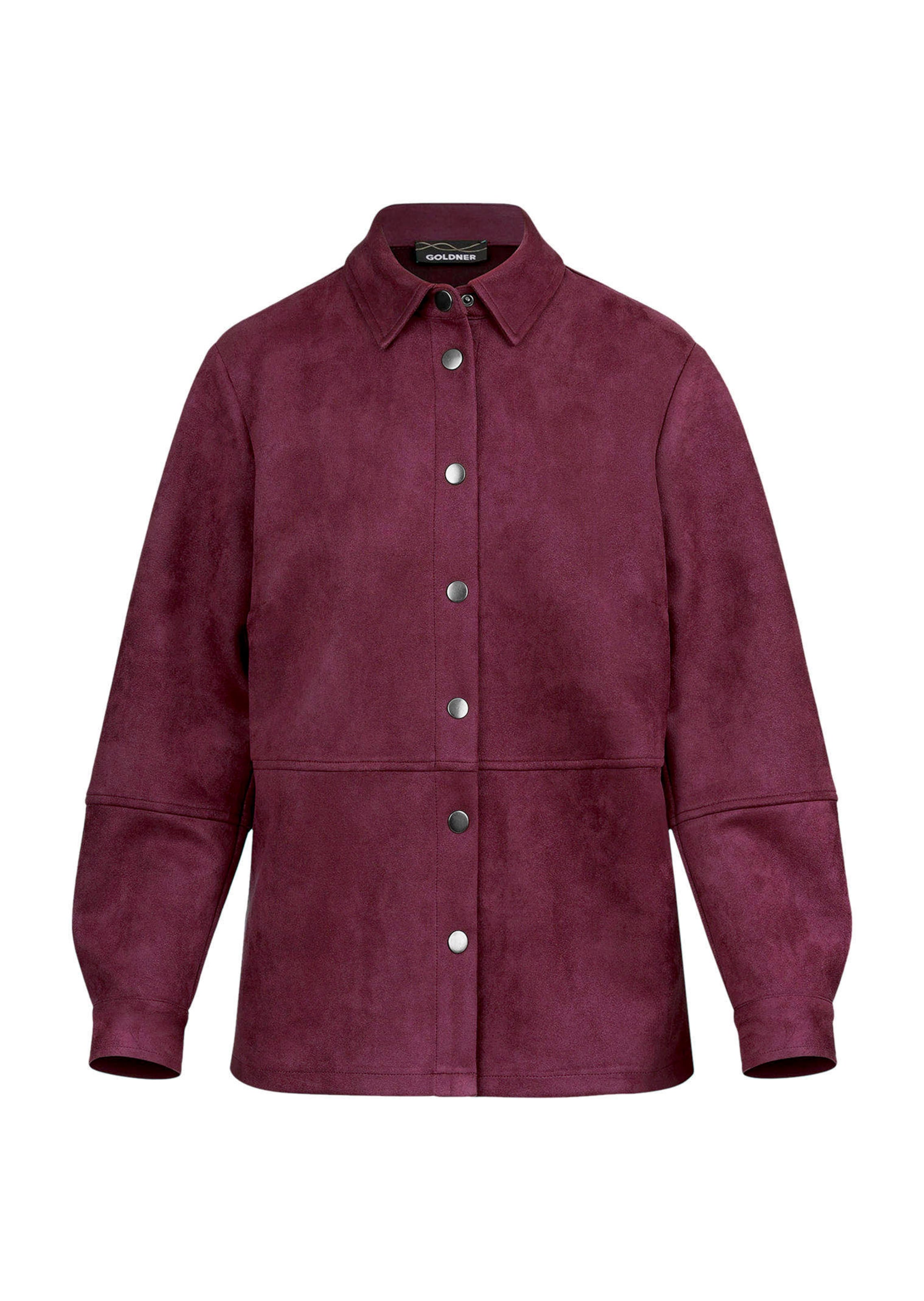 Veste chemisier confortable aspect daim