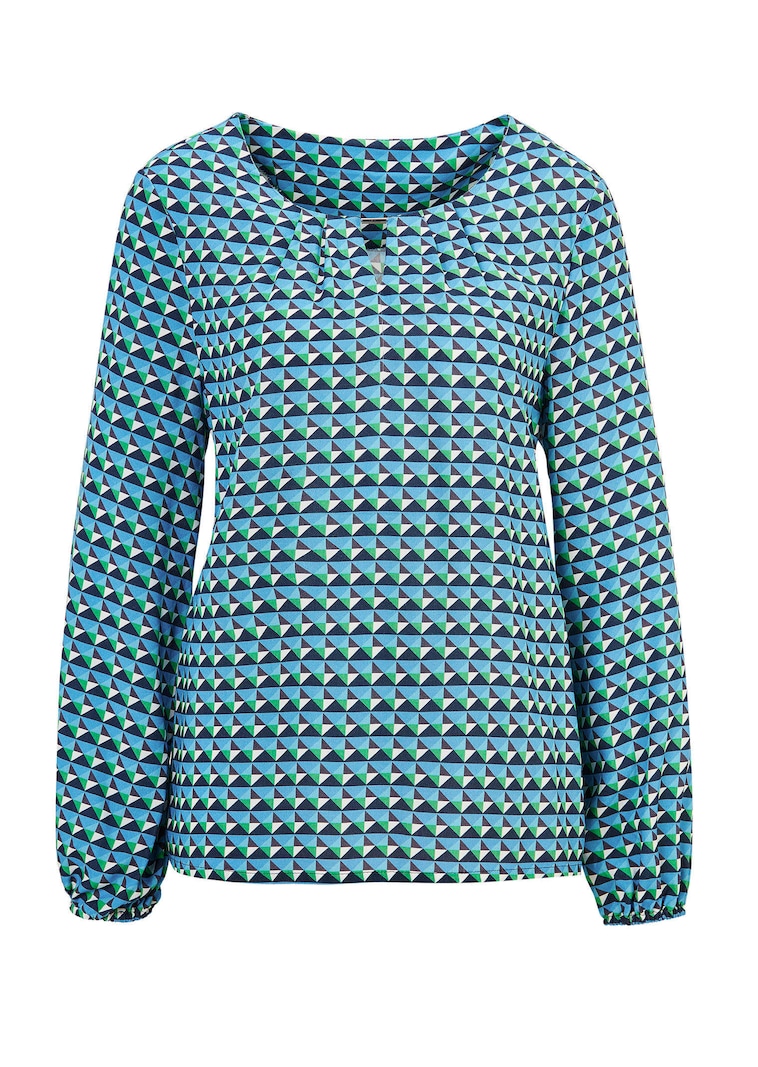 Druckbluse aus reiner Viskose