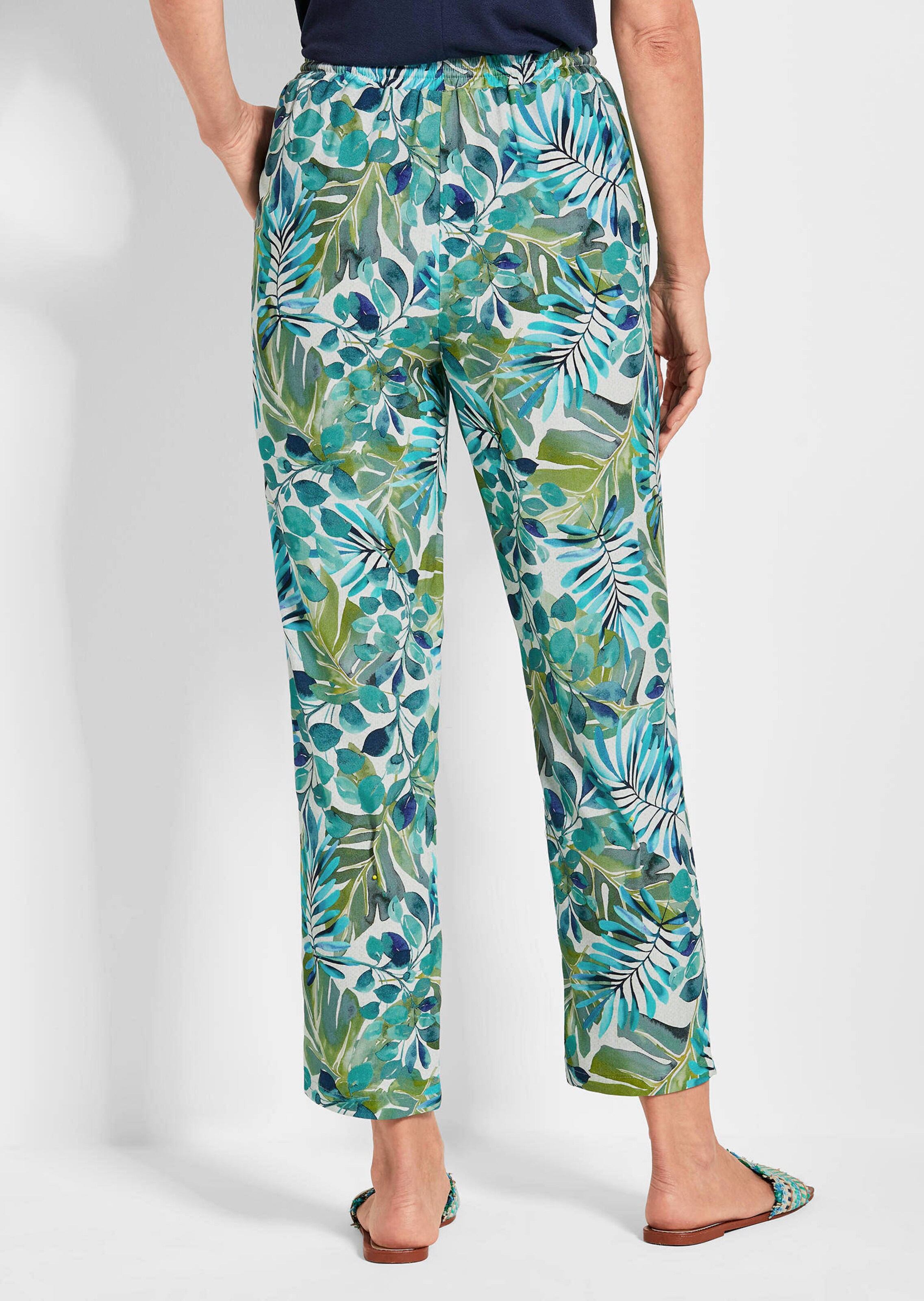 Druckhose SARA in Blätterprint thumbnail 3