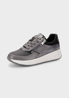 Sneaker aus Glatt- und Wildleder thumbnail 1