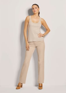 Lace-trim vest top thumbnail 3
