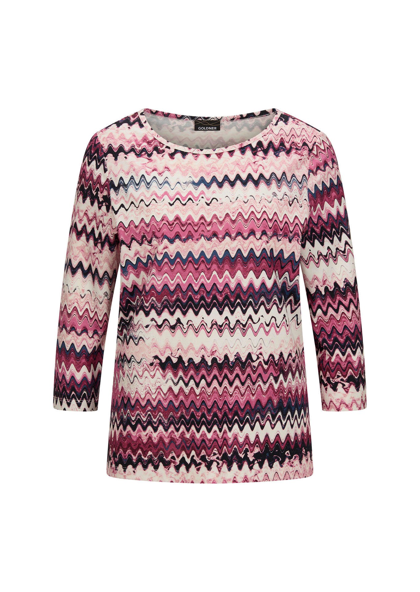 Jersey shirt met 3/4-mouwen