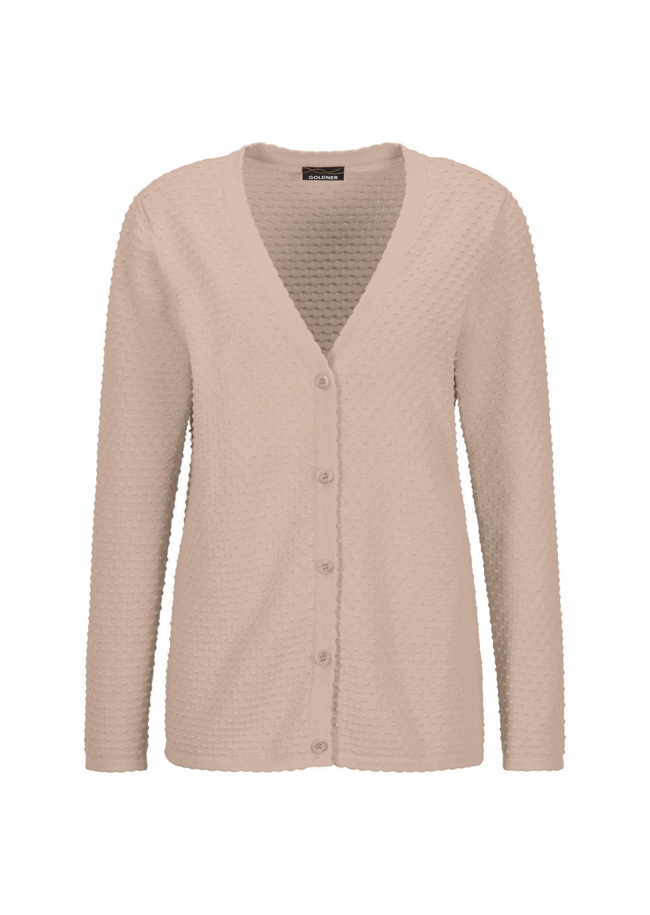 Strickjacke mit Pünktchenmuster