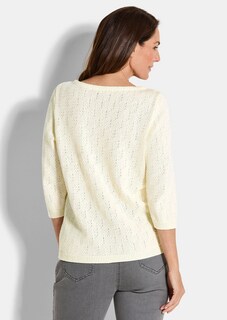 Pullover aus Baumwolle mit 3/4-Ärmeln thumbnail 3