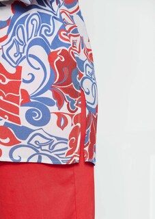 Hemdbluse mit Alloverdruck thumbnail 5