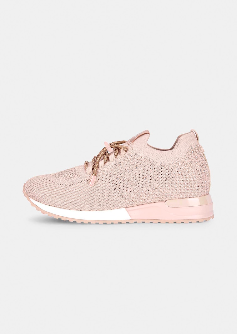 Sneaker mit glitzernden Schmucksteinen