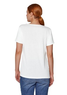 Blusenshirt im stylischen Material-Mix thumbnail 4