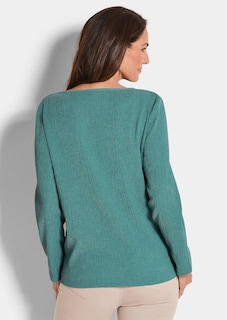 T-shirt en jersey élégant, façon crêpe thumbnail 3