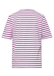 Gestreept shirt met halflange mouwen thumbnail 3