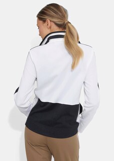 Kontraststarke Freizeitjacke mit Stehkragen thumbnail 2