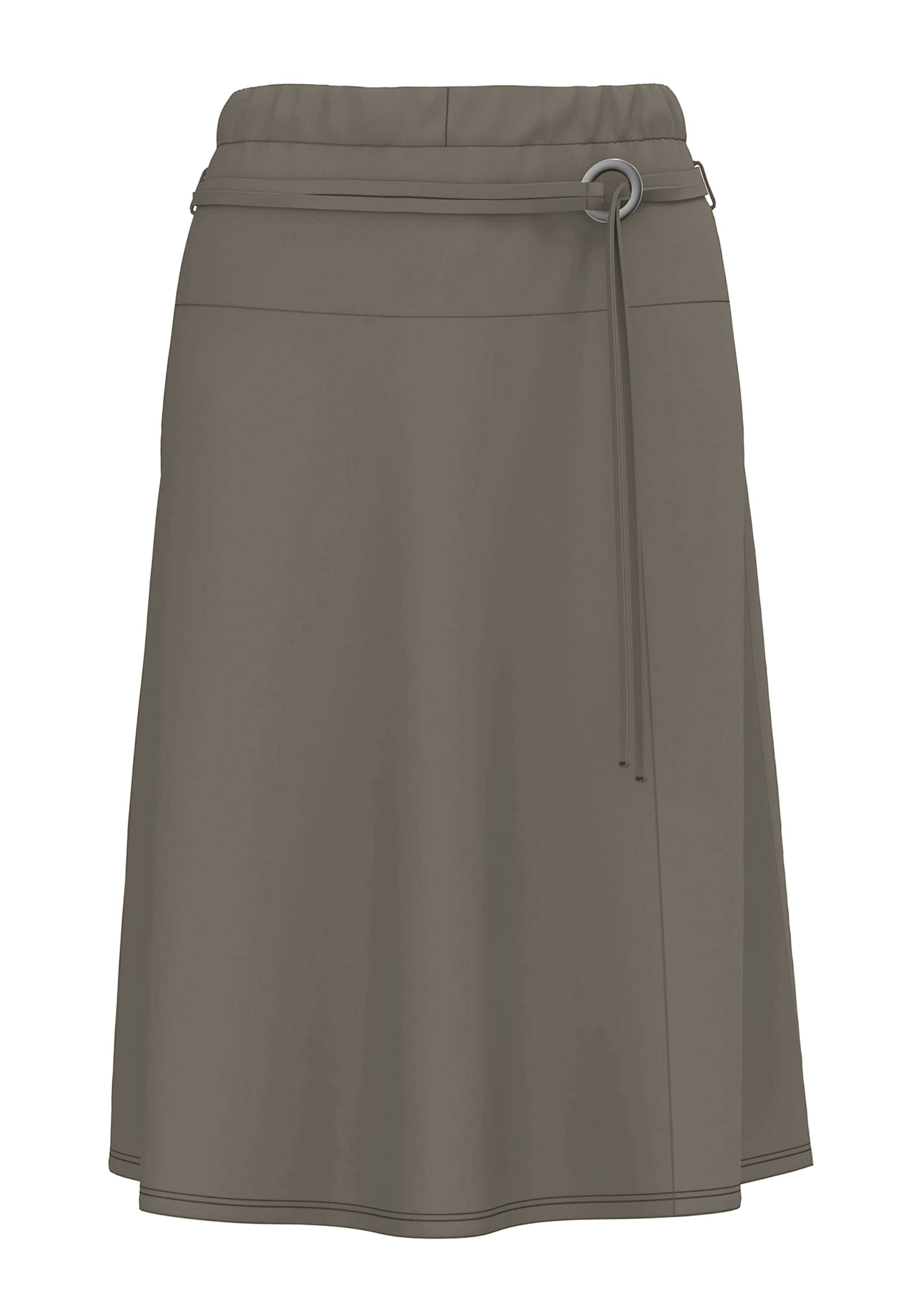 Jupe ample en jersey, avec ceinture