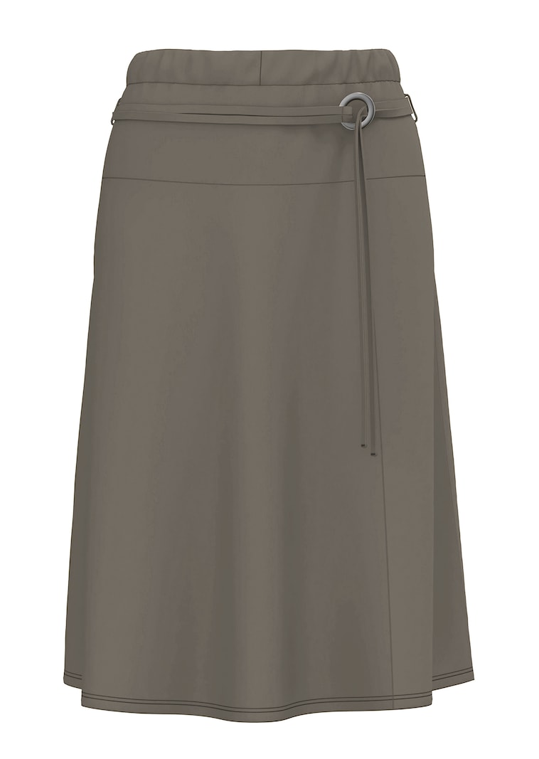Jupe ample en jersey, avec ceinture