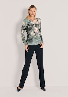 Pullover mit edlem All-over-Print thumbnail 3