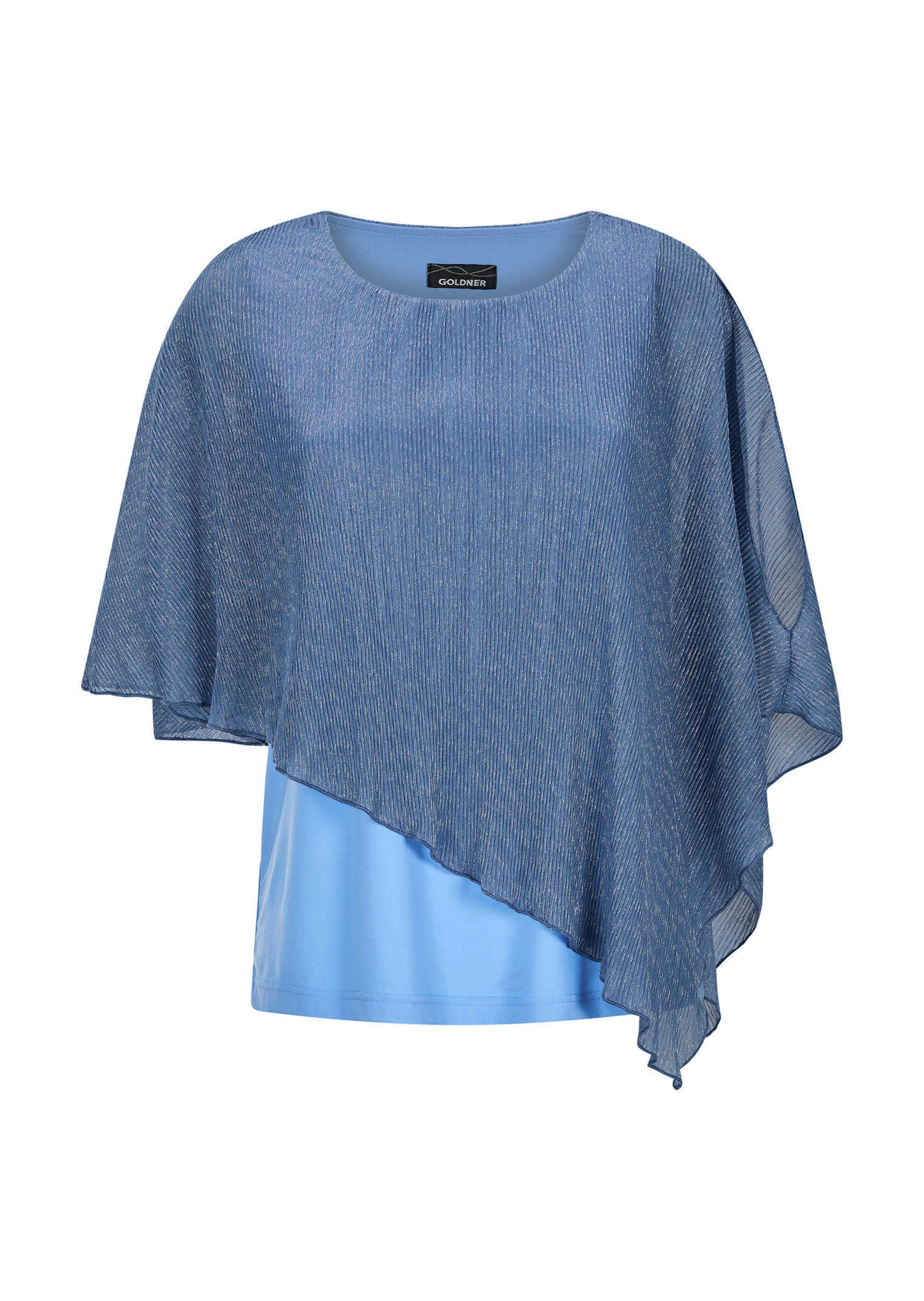 Elegant shirt met plissé-drapering