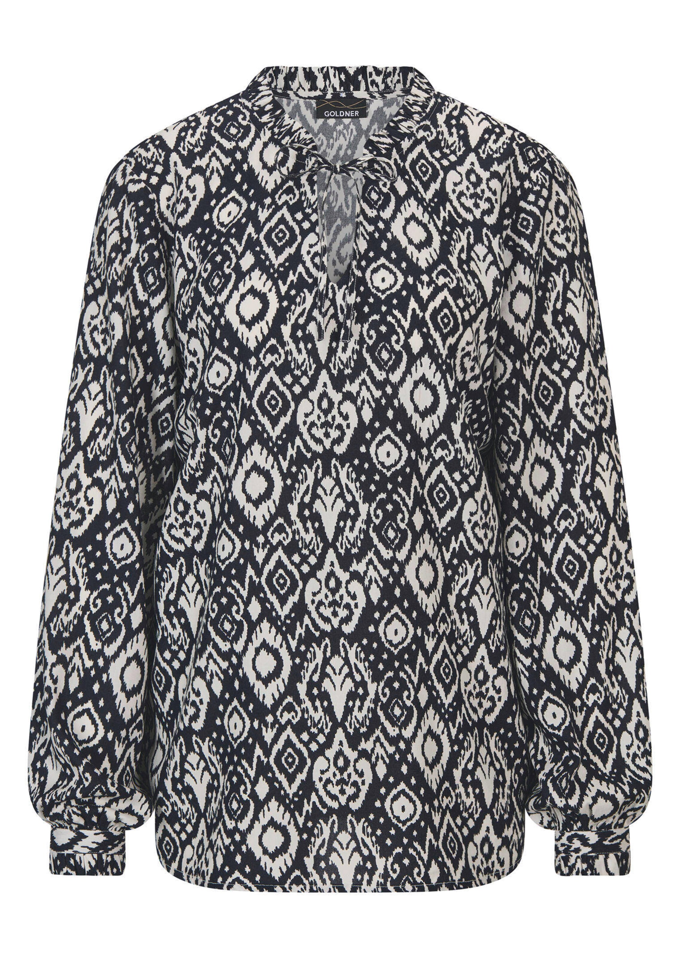 Blouse en viscose avec ruches raffinées