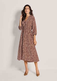Robe effet portefeuille à imprimé zèbre thumbnail 3