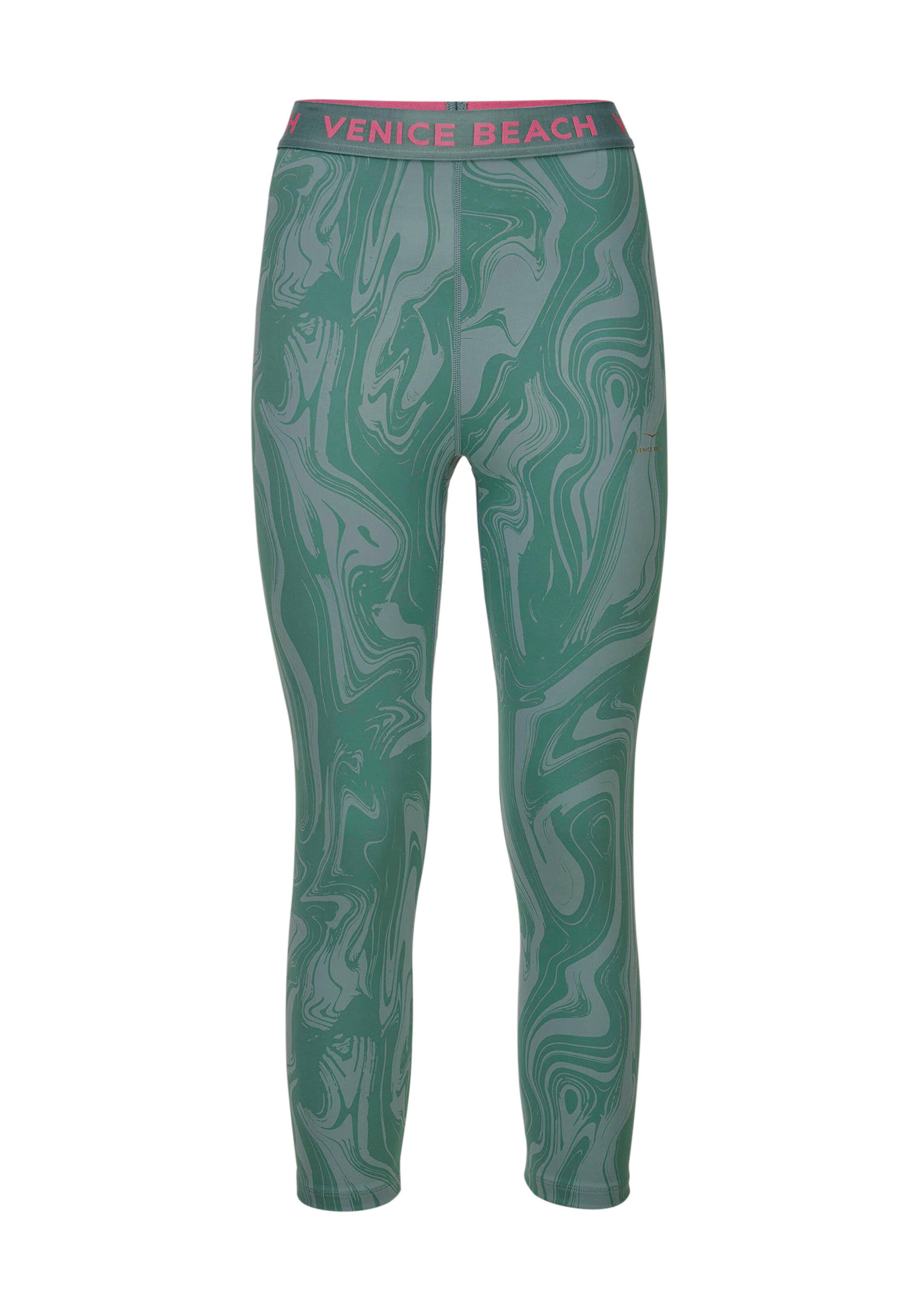 7/8-legging met een brede tailleband