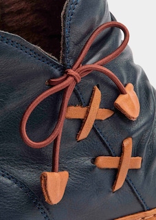 Stiefeletten aus Leder mit Zierschleife thumbnail 3